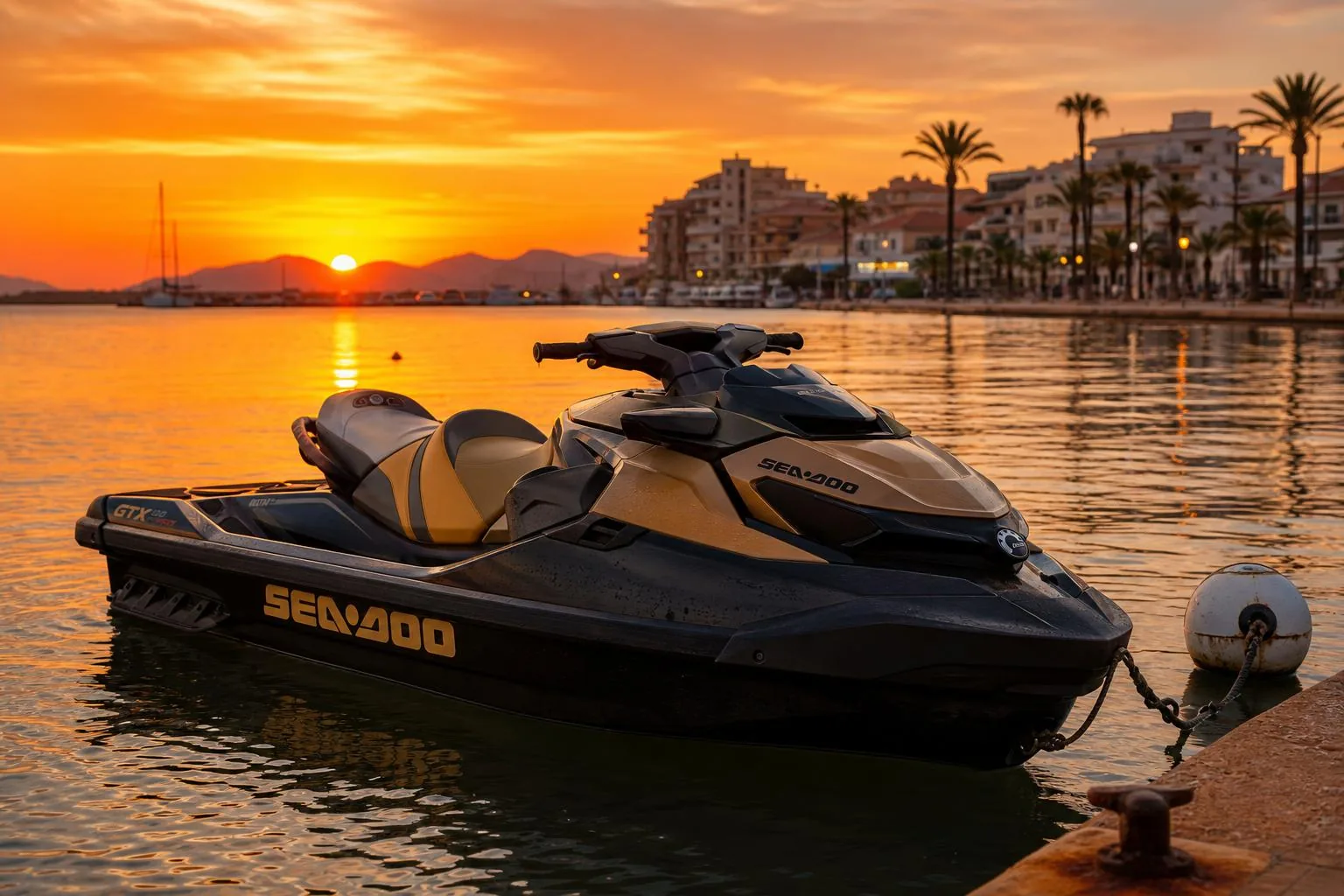 Atardecer en La Manga